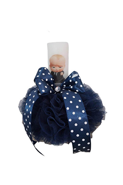 Botez Lumanare Boss Baby – bluemarin , 35X6 CM