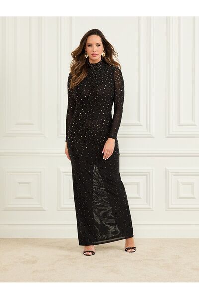 Guess Marciano rhinestone long dress