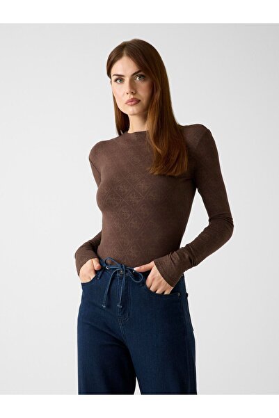 Guess Rhinestones 4G logo bodysuit