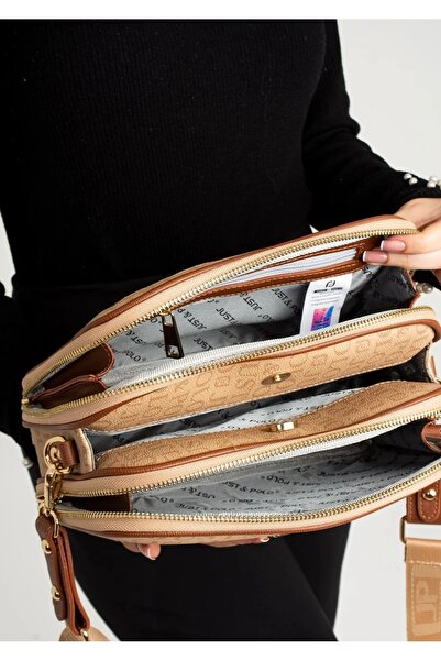 Just Polo حقيبة كتف نسائية مطبوعة للموسم الجديد 232053 MH