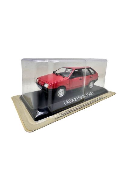 JPT Lada 2109 Samara 1:43 Red Metal Die-Cast Model