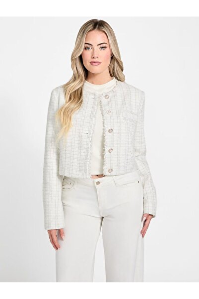 Guess جاكيت بقصة قصيرة من تويد