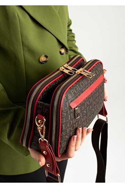 Just Polo Women's New Season Printed Shoulder Bag 232053 Mh