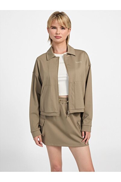 Guess Cropped nylon jacket
