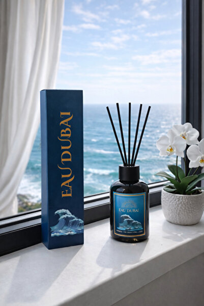Eau Dubai Parfum de cameră cu bețișoare, Ocean, 110 ml