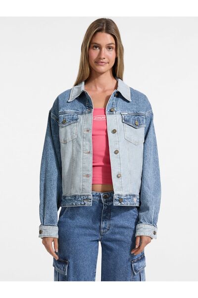 Guess Oversized Denim Trucker Jacket