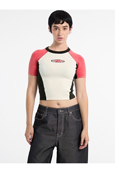 Guess Cropped logo sweater