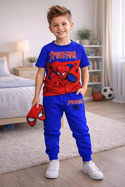 SPIDERMAN KIRMIZI TAM KAPANAN KOSTÜM TAKIM (KİDSPİTİRCİK)