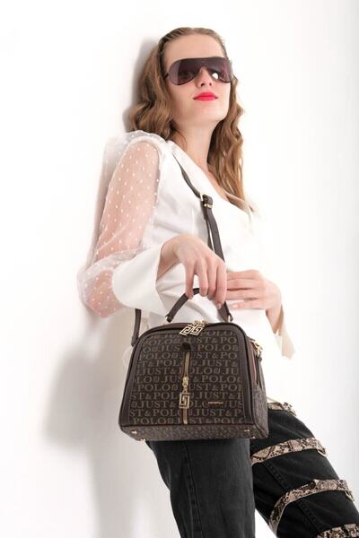 Just Polo Women's Hand and Shoulder Bag with Adjustable Strap 2057mh