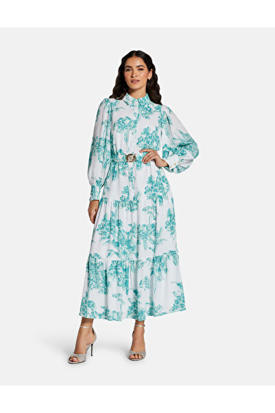 Guess فستان قميصي مايري