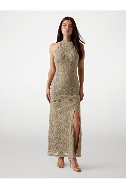 Guess Bodycon lace maxi dress