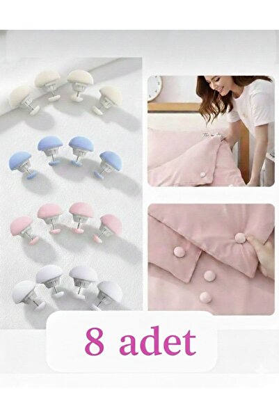 Pink Cat Kitchen 8 Pcs Bed Sheet Quilt Duvet Cover Clip Quilt Holder Quilt Clip