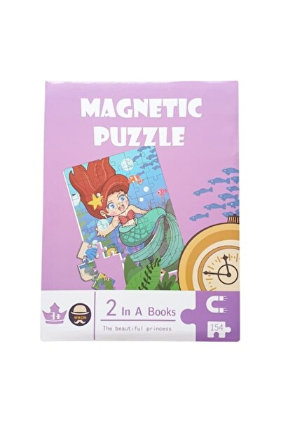 OEM Magnetic Puzzle "My First Puzzles", Book type, 2 Puzzles (Mermaid + Alice...