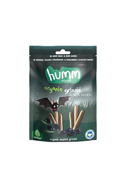 Humm Organic جريسيني بالزيتون 55 جرام