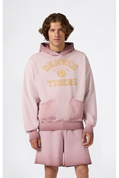 Champion Time Capsule Hooded Sweatshirt Erkek Pembe Sweatshirt - 221587-MS573