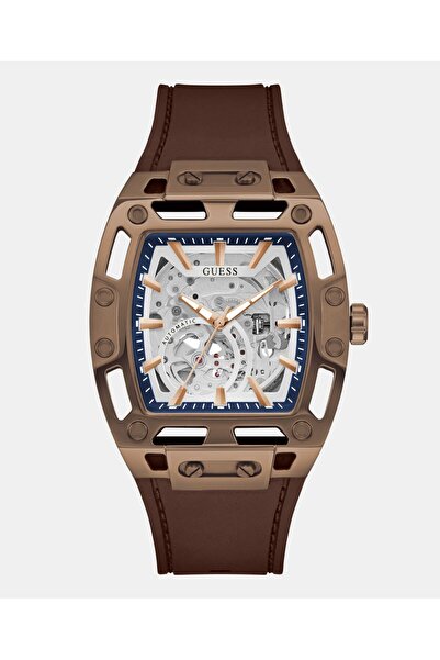 Guess Mens Brown Coffee Automatic Watch