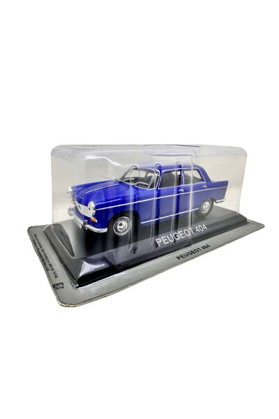 JPT Peugeot 404 Blue 1:43 Metal Classic Car Model
