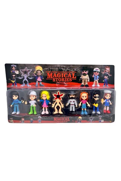 JPT Fantasy Adventure Figure Set - 8 Pieces, 10cm