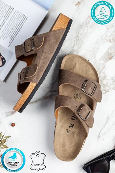 STOCON Madrid Unisex Orthopedic Sole Slippers with Double Strap Buckle, Daily...