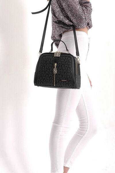 Just Polo Women's Hand and Shoulder Bag with Adjustable Strap 2057mh