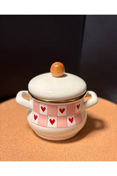 ALEV Mini Heart Enamel Pot 12 cm