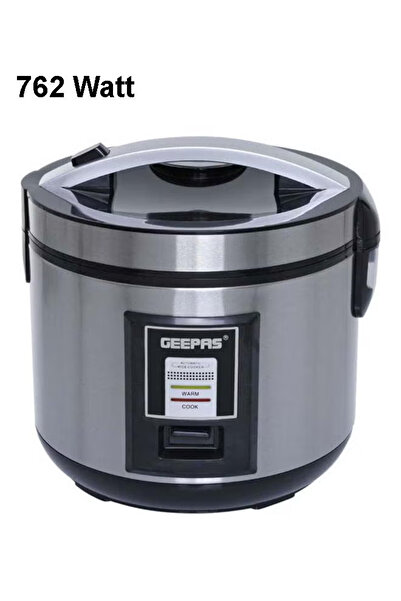 Geepas Electric Rice Cooker 1.8 L 762 W GRC4330 Silver/Black