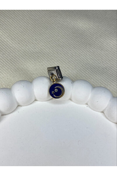 stainless steell Nomi Italian Bracelet with Enamel and Stone Models with Dang...