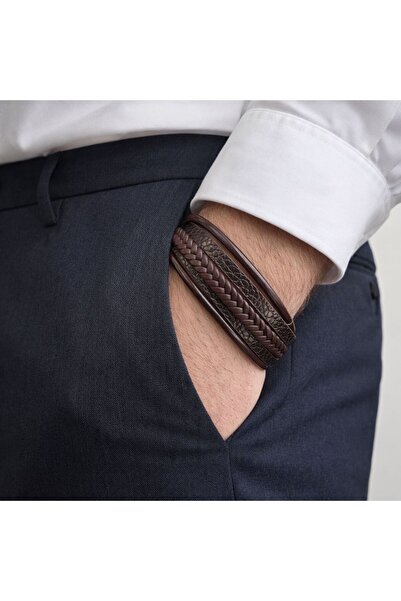 OEM Customizable Leather Bracelet for Men