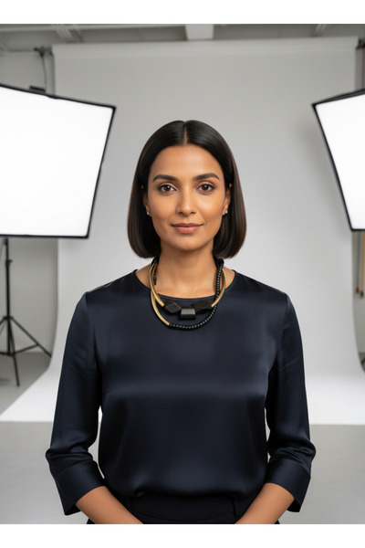 Moda Accessories Black Geometric Detailed Gold Circle Necklace – Modern Desig...