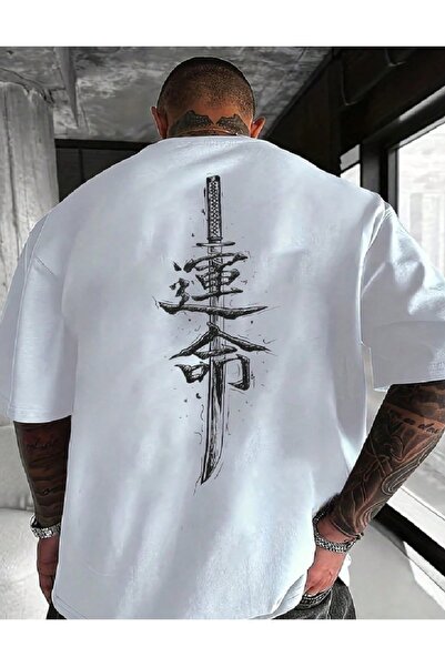 PENTHİLUS Men's Oversize T-Shirt - Men's Relaxed Fit Short Sleeve T-Shirt