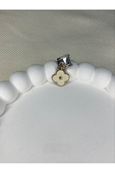 stainless steell سوار نومي الإيطالي مطلي بالفضة مع حلية مينيلي ملونة متدلية