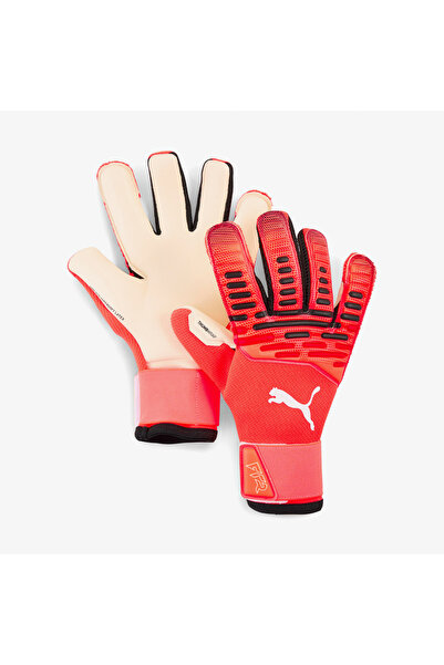 Puma قفازات حارس المرمى Future Pro Hybrid باللون البرتقالي للجنسين
