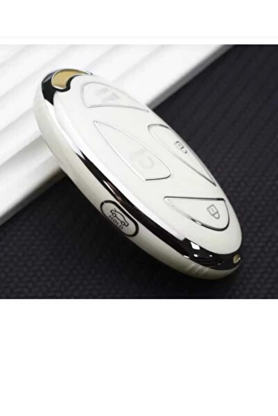 GMA KEYS For Hyundai New Tucson Ioniq Kona 5 Buttons Nano Key Case Cover Whit...