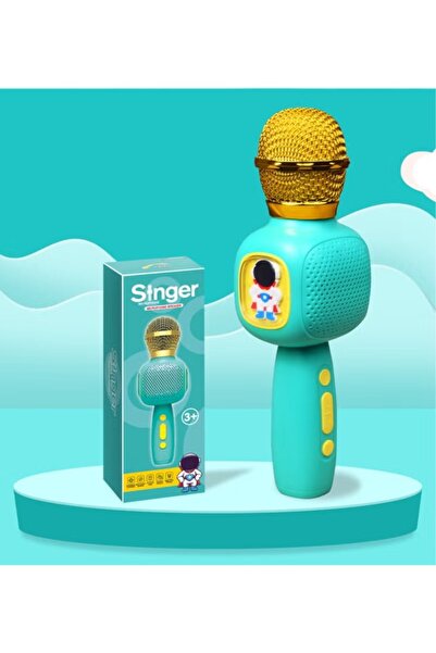 M01 Bluetooth karaoke microphone — sing, play music, and enjoy bright lights;...