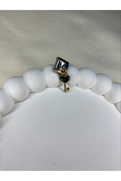 stainless steell سوار نومي الإيطالي المزين بالمينا والأحجار الكريمة مع حلية م...