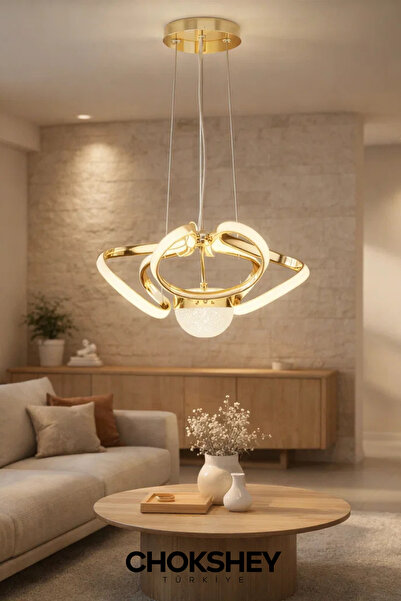 Onba Lüks Tek Cam Küre LED Sarkıt Avize Zarif ve Modern Tasarım