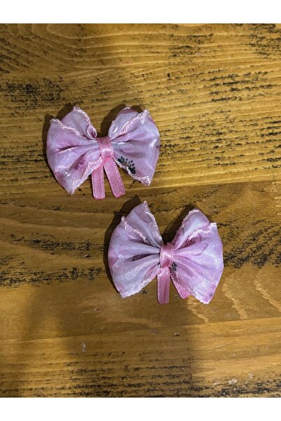 EGOMİ Patterned Tulle Detailed Hairless Baby Clip