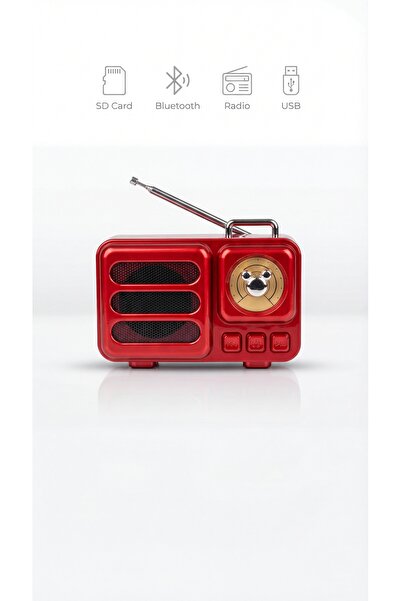 shop Nostaljik Retro Radyo | Bluetooth hoparlör-USB-SD Kart