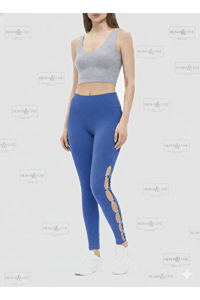 HUMAN LOVE Ring-Detail Leggings and Strappy Crop Top