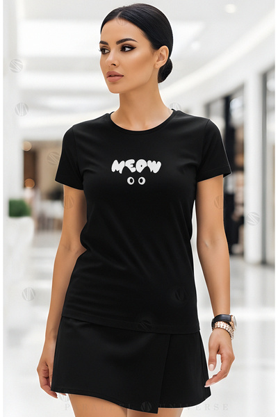 PARUNIV Γυναικείο μπλουζάκι με θέμα τη γάτα, περίεργο, το έχουν, το έχουν! ασ...