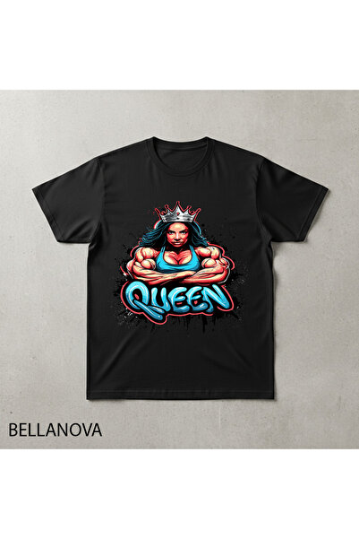 bellanova تيشيرت رياضي أساسي أسود فاخر