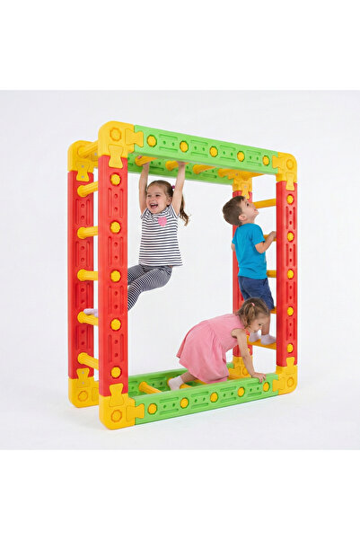 MUPARK Kare Aktivite ve Denge Parkuru 136 cm Genişlik Anaokulu Tipi Koordinas...