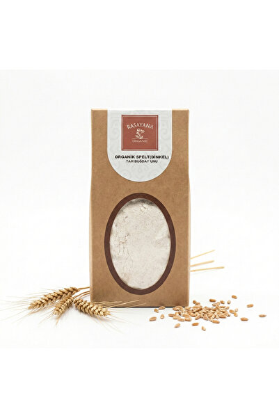 Rasayana Organik (Dinkel-Spelt) Kavuzlu Buğday Unu (Kepekli) 500 gr