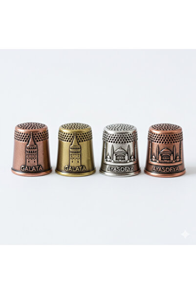 İN3DEX Cultural Motifs Thimble Set for Hand Sewing and Embroidery Work