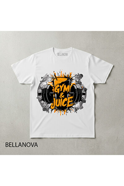 bellanova Premium ΛΕΥΚΟ Βασικό Αθλητικό Μπλουζάκι