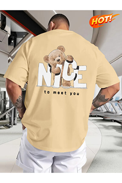 Rayan & Hoor Style Nice printed oversize cotton bicycle collar t-shirt