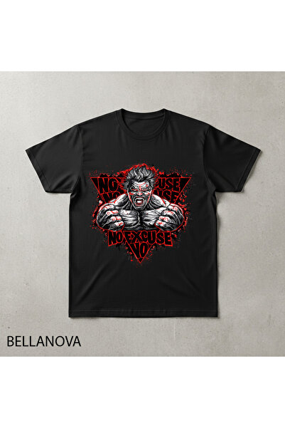 valeriae Premium Μαύρο Βασικό Αθλητικό T-shirt