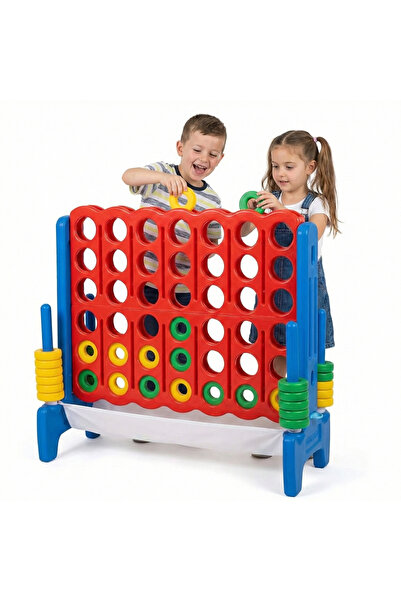 MUPARK Dev Hedef 4 Zeka ve Strateji Oyunu 92 cm Büyük Boy Anaokulu Tipi