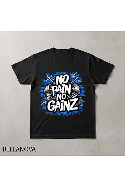 bellanova تيشيرت رياضي أساسي أسود فاخر