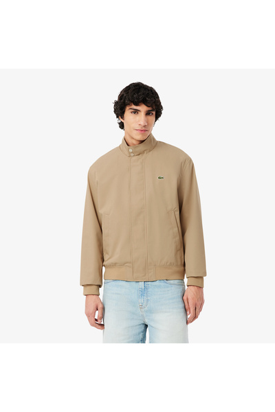 Lacoste جاكيت هارينغتون من قماش التويل طارد للماء - BH1349-00-02S